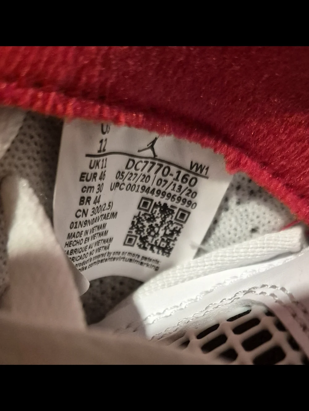 Jordan 4 Fire Red - Picture 8 of 8
